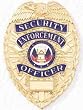 Security Enforcement Officer Gold Shield Badge - Police Equipment - Badges