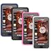 OEM Samsung Silicone Rubber Gel Skin Cover Case Qty 4 Ultimate Protection Pack in Pink, Clear, Blue and Black for Verizon Wireless Samsung Omnia SCH I910
