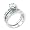 Sterling Silver Round Cut Cz Wedding Stacking Promise Rings Set