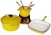 Paylesscookware 15 Piece Lemon Yellow Classic Cookware Set