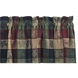 COUNTRY Kitchen PINECONE CURTAIN valance DECOR NEW