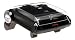 George Foreman GR19BWBC Contemporary Design Grill with Bun Warmer, Black