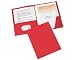 Avery 47979 Two-Pocket Report Covers with Prong Fasteners, 11 x 8-1/2, Red, 25/box