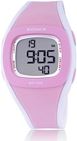 Wome's Multifunctional Digital Watches LED Alarm Waterproof Wrist Watch with Chronograph Chime