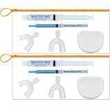 2 - Professional 35% Tooth Whitening Kits with New FCP Anti-Cavity Gels / 20ml by Watts Power White