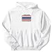SWEATSHIRT WHITE ELEGANT FLAG \