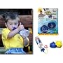 Lil' Topper Sipper Cap  Set of 1 Blue 1 Yellow