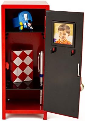 Glitter Mini Metal Locker - Childrens Storage (Black)