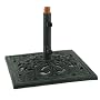 Ewins Cast Iron Square Umbrella Stand - Verdi Gras