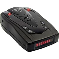 Whistler XTR-445 Laser/Radar Detector Battery Operated with Built-In Battery Charger with OLED Red Text Display