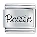 Jewelry : Name Bessie Italian Charms Bracelet Link