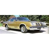 1976-77 442 Door Stencil Set (w beige trunk lid name) - Beige by Phoenix Graphix