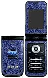 Metallic Blue - Samsung A900 Protector Skin Decals - Faceplates