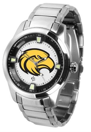 Southern Miss Golden Eagles USM NCAA Mens Titan Steel Watch