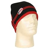 Carolina Hurricanes Fleece Lined Knit Beanie / Winter Hat - Black & Red