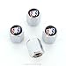 Elite Automotive Products, Inc. Logo Tire Stem Valve Caps for Buick (Black)