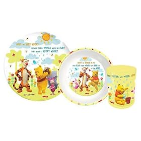 Disney Winnie the Pooh: Tumbler, Bowl and Plate Set