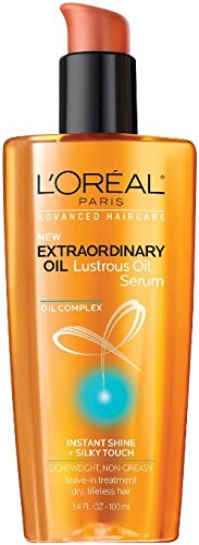 L'Oreal Advanced Haircare Extraordinary Lustrous Oil Serum, 3.4 Fl Oz (Pack of 2)