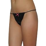 Ladies La Senza Sexy Stretch Hipster Brief G String Panties Underwear / Knickers - Black
