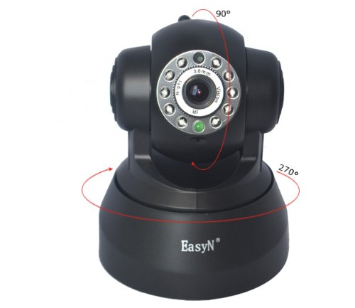 EasyN Wireless WIFI IR IP Security Camera Webcam Surveillance System 2-Audio LED
