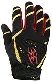 Empire Contact 08 LTD Paintball Gloves - Red / Yellow Fire