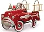 American-Retro Classic Pedal Fire Truck - Deluxe White Trim