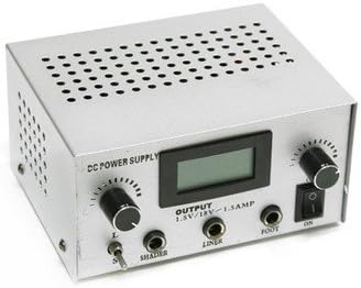 Silver Digital Dual Tattoo Machine Power Supply LCD Display With Clip Cord Foot Pedal Kit by hotthings4sell