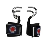 Pair of Padded Heavy Duty Weight Lifting Hooks