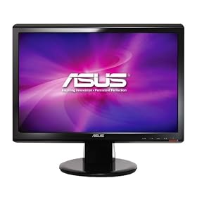 ASUS VH196T 19-Inch Widescreen LCD Monitor - Black by Asus