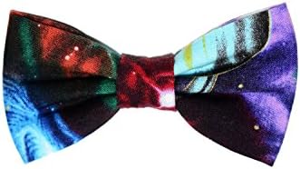 Space Bow Tie with Adjustable Strap Solar System with Planets Adult Kid and Toddler Sizes Available