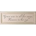 Grace was in All her Steps Metal Wall Art