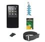 5 Items Accessory Combo for Sony E Series Walkman (NWZ-E353 & NWZ-E354): Includes Black Silicone Skin Case, Armband, Belt Clip, LCD Screen Protector and Fishbone Style Keychain