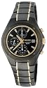 Seiko Men's Titanium Chronograph Gold-Tone Accented Watch #SND641