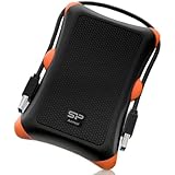 Silicon Power 1TB Rugged Armor A30 Shockproof Standard 2.5-Inch USB 3.0 Military Grade  Portable External Hard Drive,Black (SP010TBPHDA30S3K)