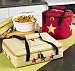 Set of 2 Patriotic Stars Casserole Insulated Carriers 9 Round and 9 X 13 Rectangle