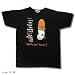 WHAT'S DAY TODAY? Ｔシャツ（ブラック）（Ｍ） : 奈良美智