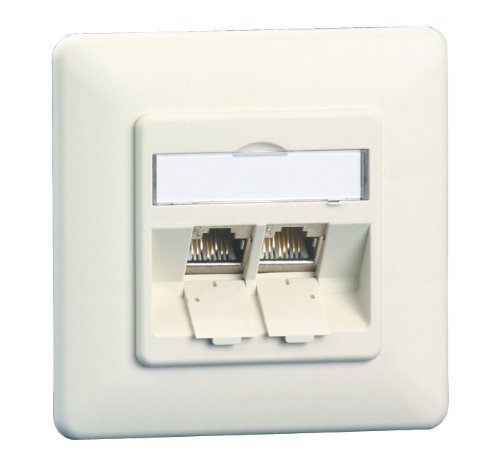 BTR 130B12D21002-E Datendose C6Amodul 2 Port 270&deg;M UP Unterputz, reinwei&szlig;