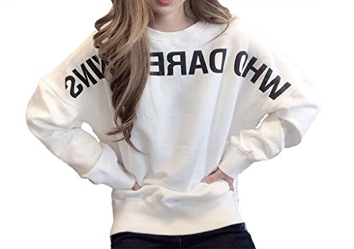 (オンリカ) Orika ペア トレーナー 長袖 英字 プリント カットソー シャツ ロゴ トレーナー ロゴ スウェットシンプル Tシャツ 大きい サイズ