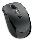 Microsoft - Wireless Mobile Mouse 3500 - Souris sans fil - Optique - Nano-récepteur - Technologie Bluetrack - Gris
