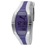 Puma Women's Active Collection Fluctuation White and Purple Watch #PU910202002