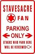 STAVESACRE FAN PARKING sign * street music