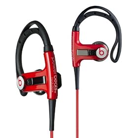 Monster - PowerBeats - Casque intra-auriculaire avec Sport Hook - Rouge