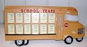 School Bus Shape Frame For Wall Hanging Or Table Great For Classroom Or Student's Room