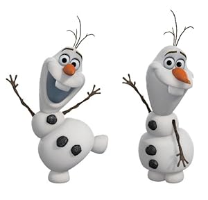 Roommates Rmk2372Scs Frozen Olaf The Snow Man Peel And Stick Wall Decals, 25 Count, 1-Pack