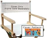 Director's Chair Seat Cover - Frame sold Separatel (Congo Bongo Bright)