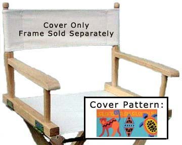Director's Chair Seat Cover - Frame sold Separatel (Congo Bongo Bright)