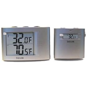 Taylor 1456  Wireless Indoor/Outdoor Thermometer Large Readout