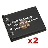 2 PACK Nikon EN-EL10 Replacement Battery for Nikon Coolpix S570 / S700 Digi ....