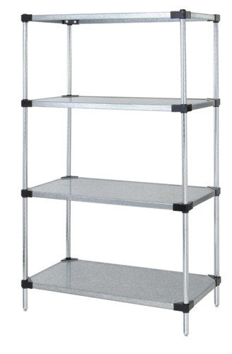 Stainless Steel Solid Shelving - WRS4-86-1848SS - 18
