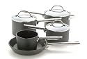 Anolon Professional Hard Anodised Cookware Saucepan Set, 5 Piece